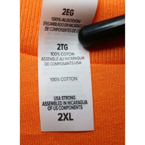 Canvas Fanta Orange 2 XL Tee shirt Short Sleeve  T-Shirt - Picture 5 of 6